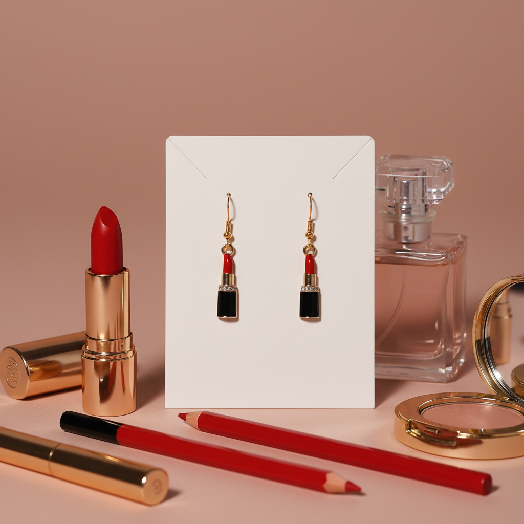 Ohrhänger hängend – Rose Taupe