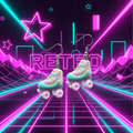 Rollschuh-Ohrhänger Arcade Gaming