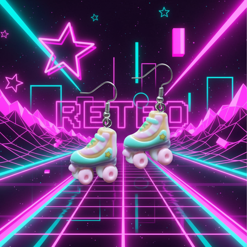 Rollschuh-Ohrhänger Arcade Gaming