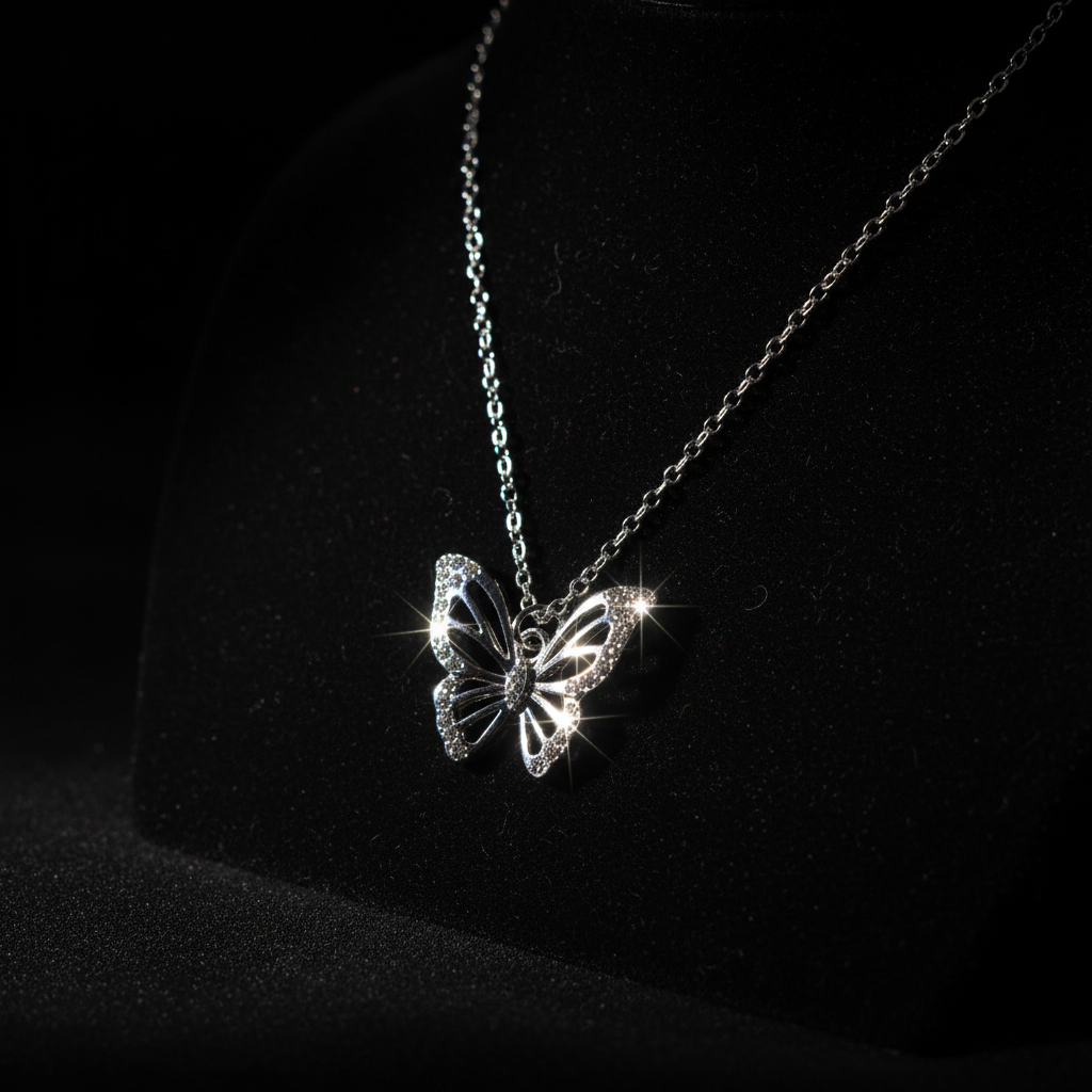 Silber Schmetterling 7