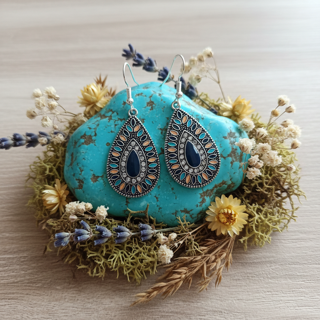 Turquoise and Wildflowers